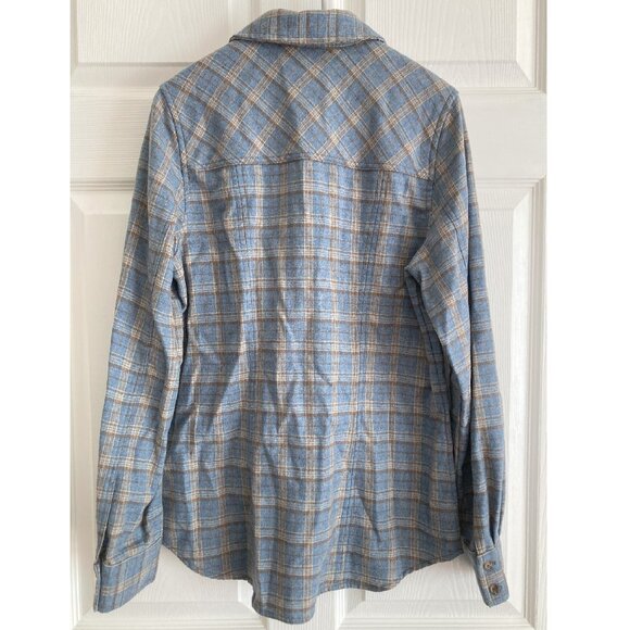 Pendleton Blue and Grey Wool Flannel - Picture 2 of 3